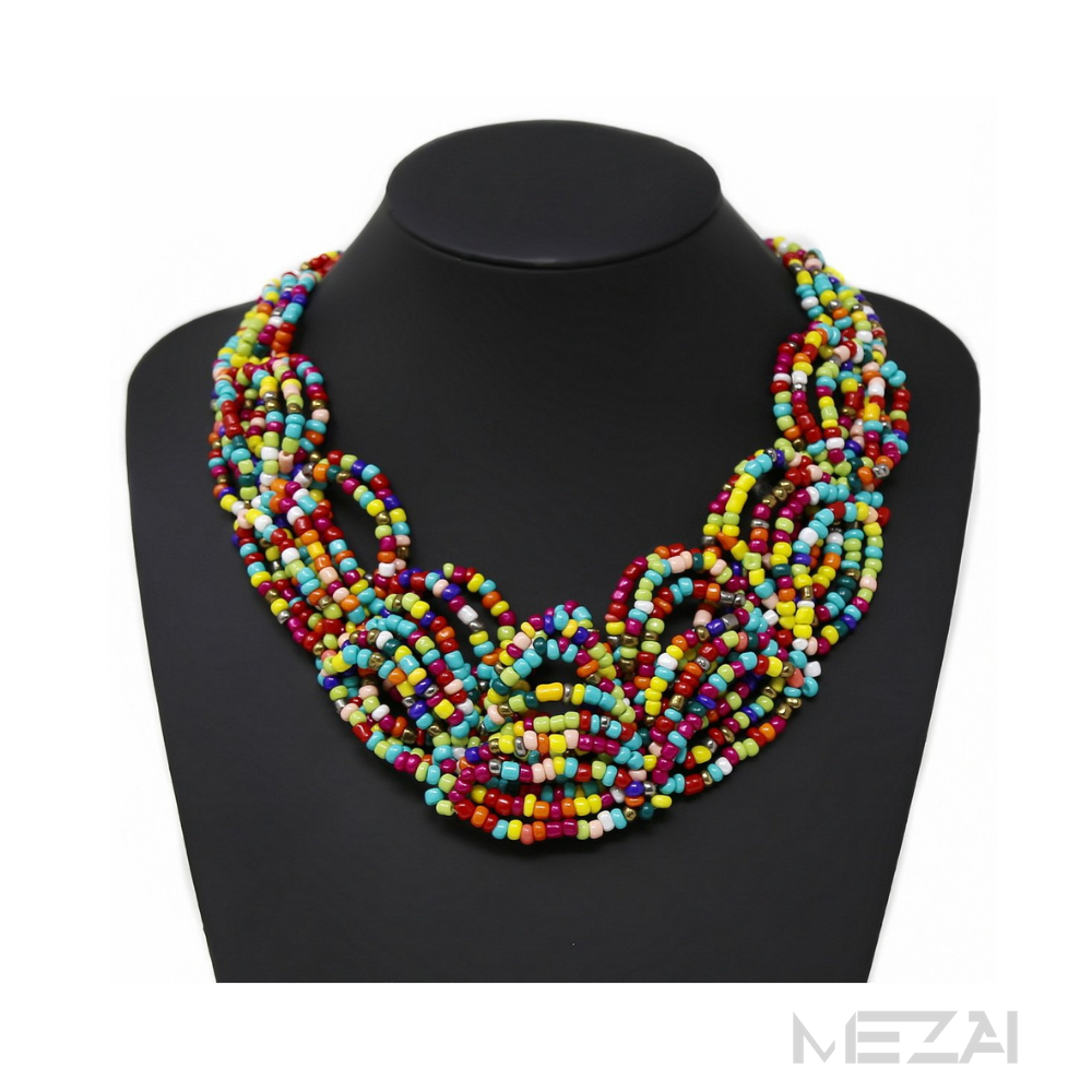 Lapis Beaded Collar Necklace – T. Randall Jewelry